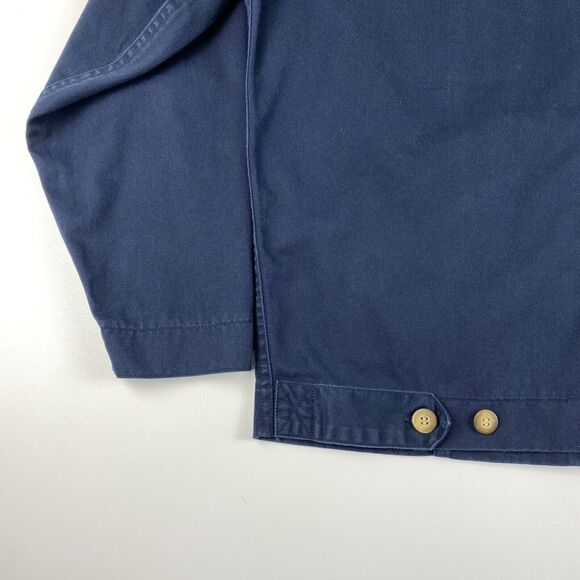 VTG 90's Paul Harris Design Shacket Cotton Twill Button Front Pockets Gorpcore - Picture 6 of 11
